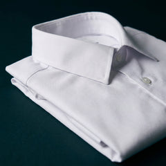A clean white school shirt